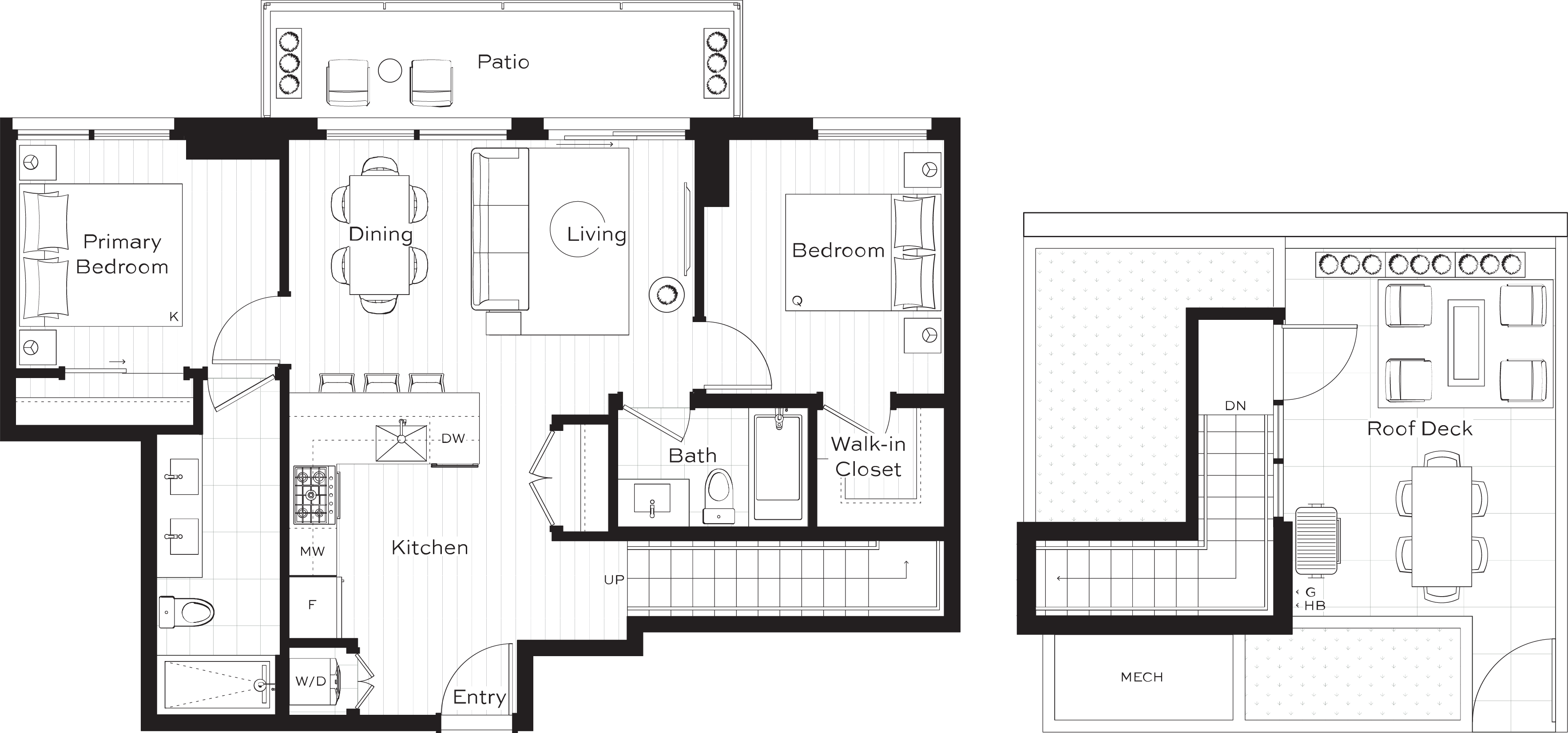 PH1 Floor Plan of Lina at QE Park Condos with undefined beds