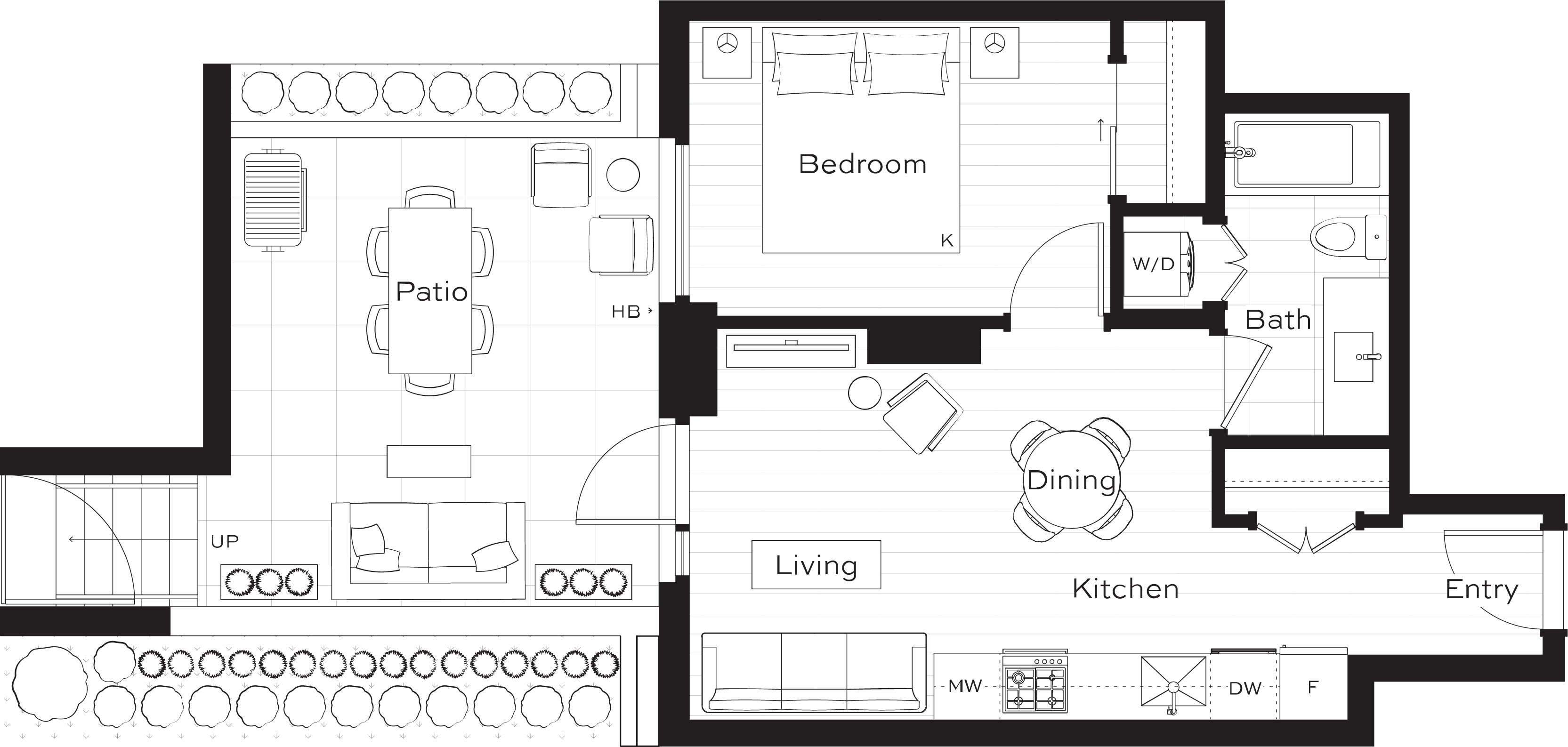 B2 Floor Plan of Lina at QE Park Condos with undefined beds