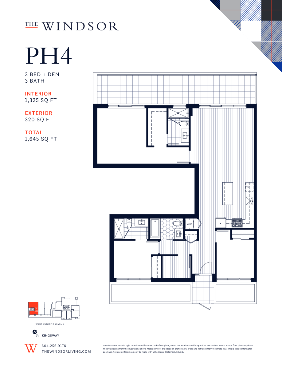 PH4 Floor Plan of The Windsor Condos with undefined beds