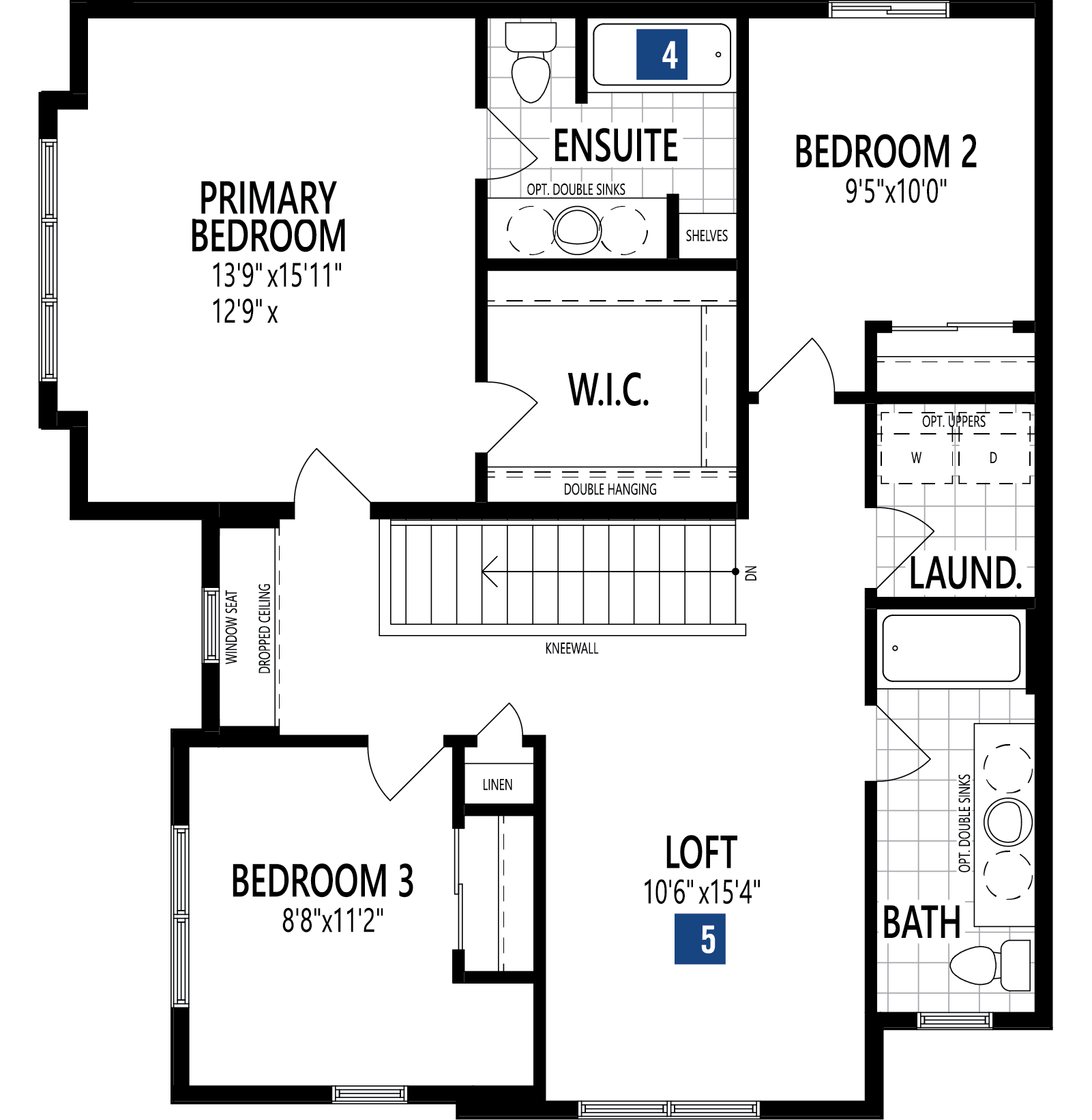 Monarch Floor Plan of  Stillwater by Mattamy Homes Towns with undefined beds