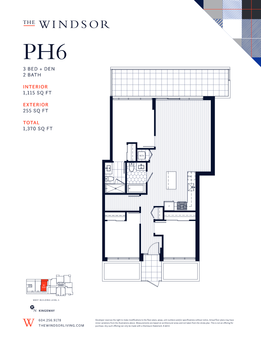 PH6 Floor Plan of The Windsor Condos with undefined beds