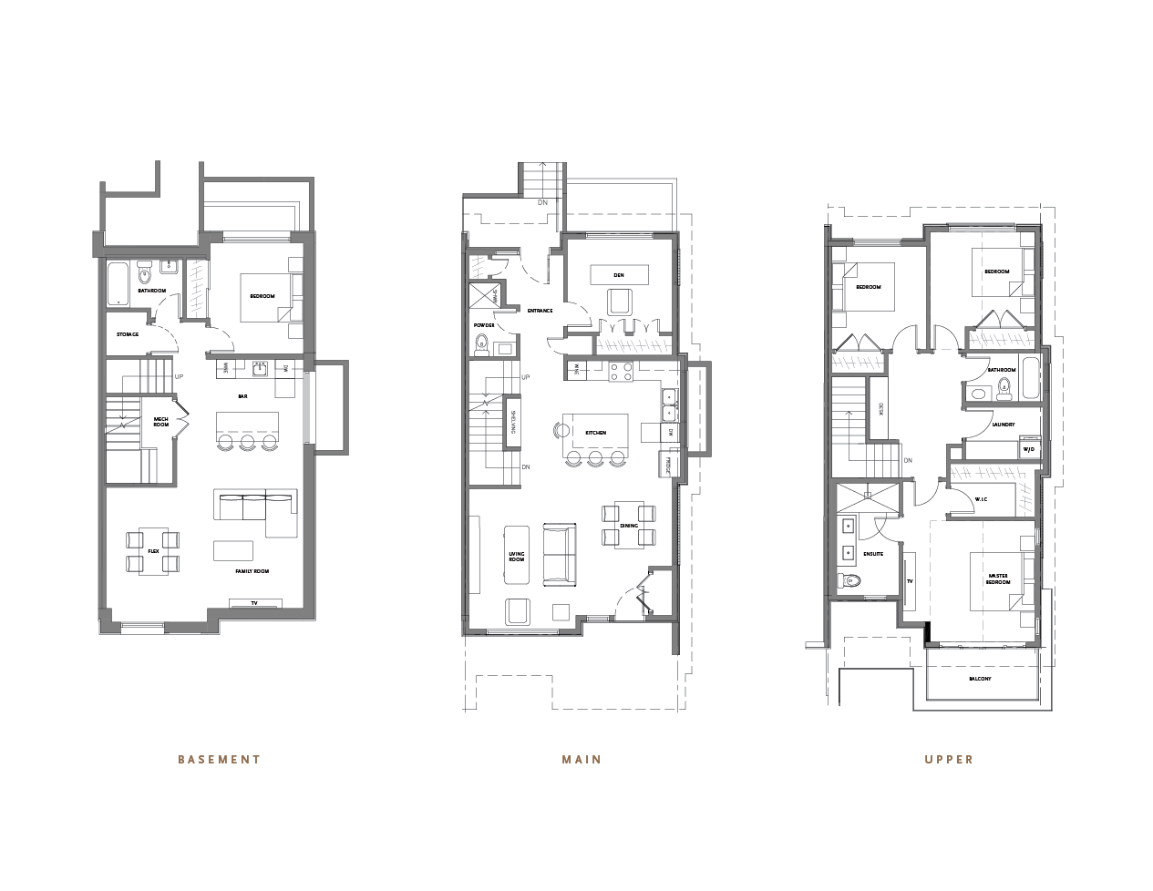 2420 164 Street Floor Plan of South Village Corners Towns with undefined beds