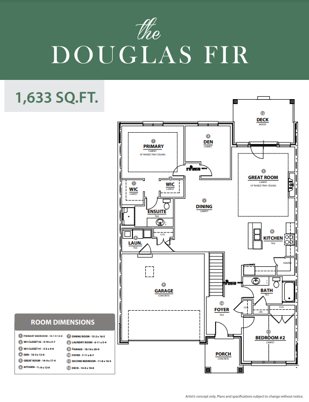  UNIT 34  Floor Plan of Whispering Pine at Warbler Woods Towns with undefined beds