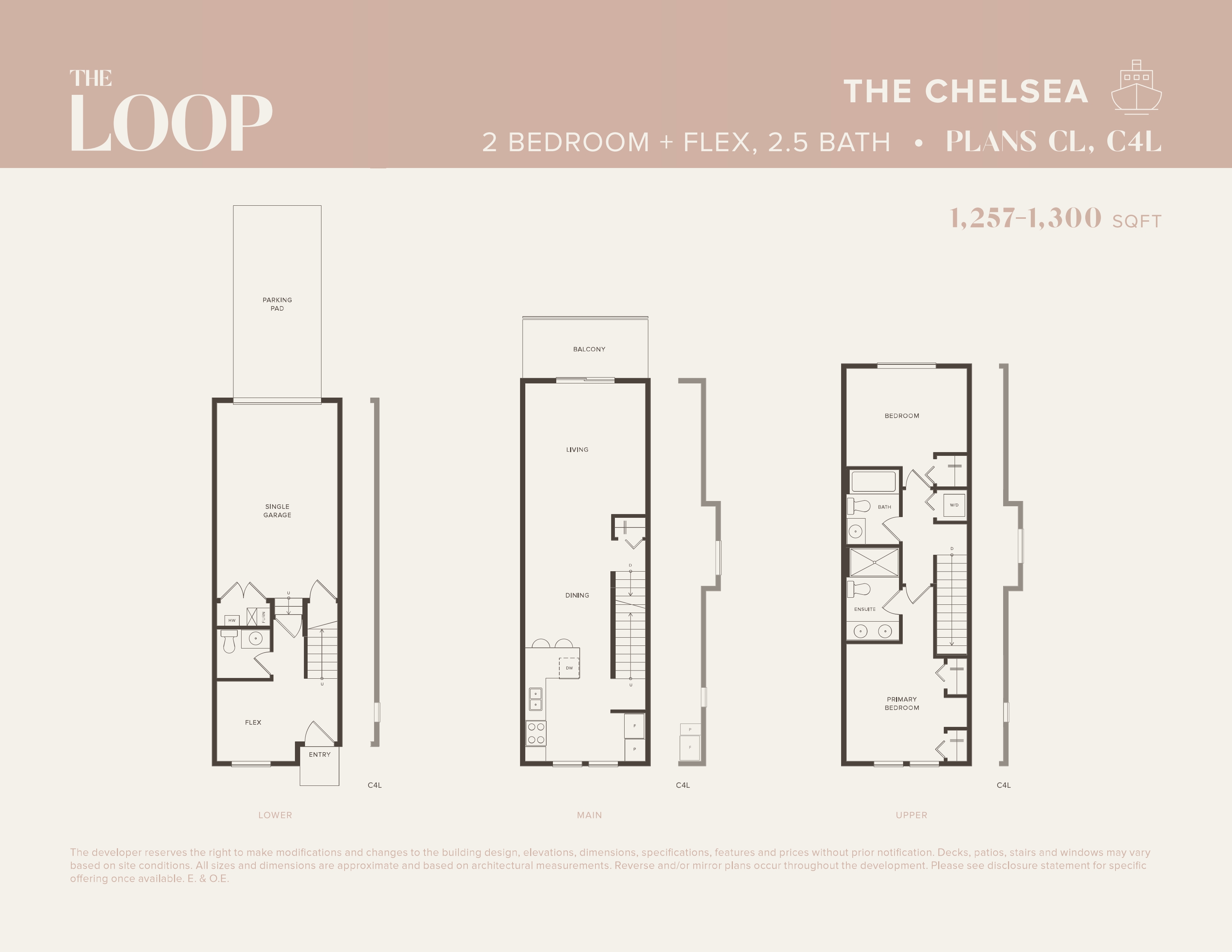  The Chelsea  Floor Plan of The Loop Towns with undefined beds