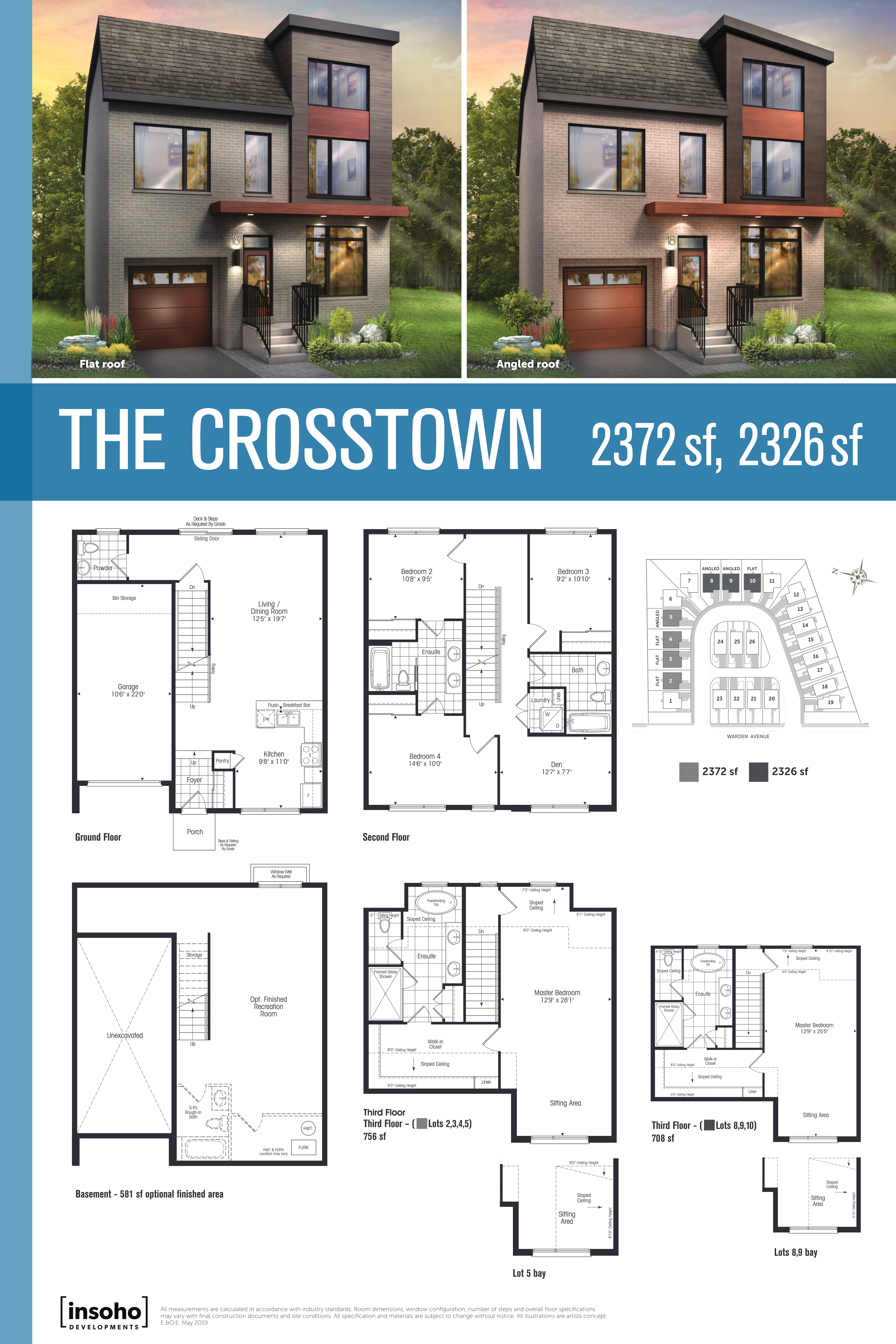  The Crosstown  Floor Plan of WE26 Condos with undefined beds