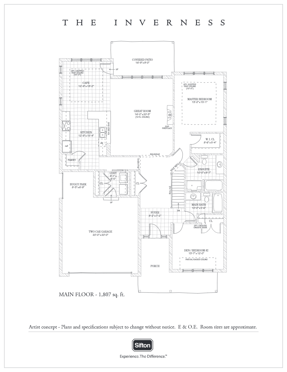  The Inverness  Floor Plan of RiverBend Golf Community with undefined beds