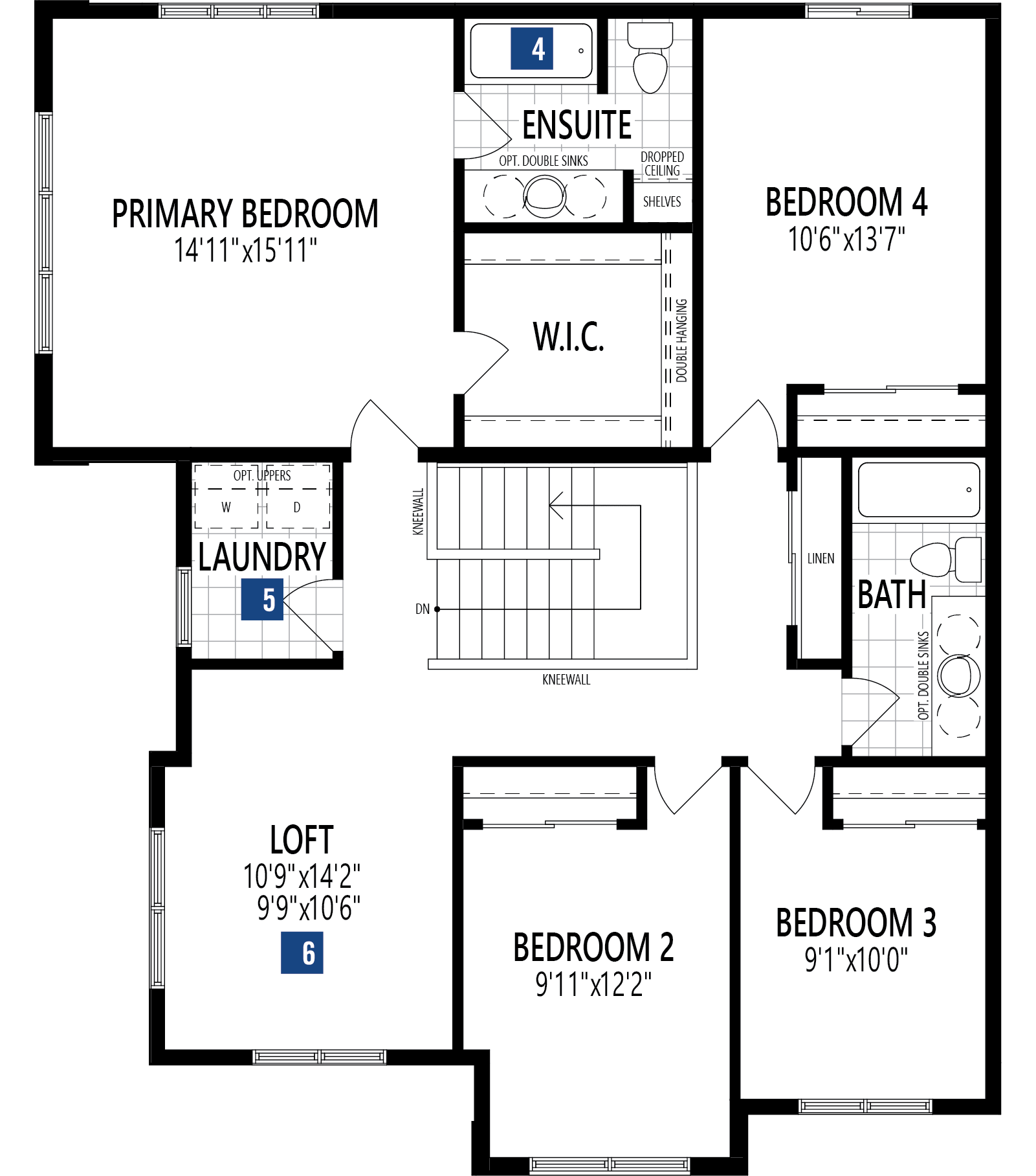  Borgeau  Floor Plan of  Stillwater by Mattamy Homes Towns with undefined beds