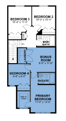  Allure A – 320001  Floor Plan of Edgemont East with undefined beds