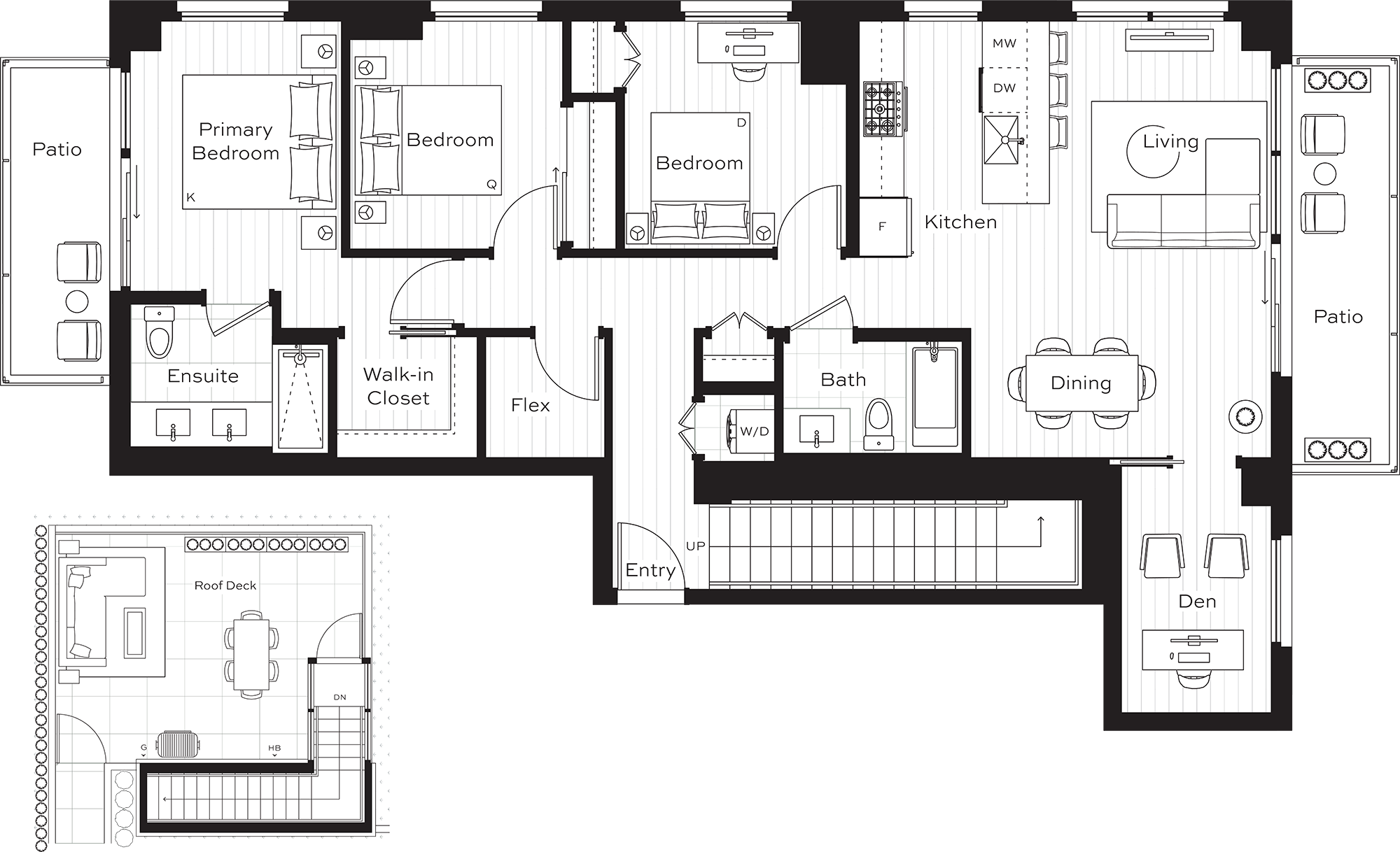 PH7 Floor Plan of Lina at QE Park Condos with undefined beds