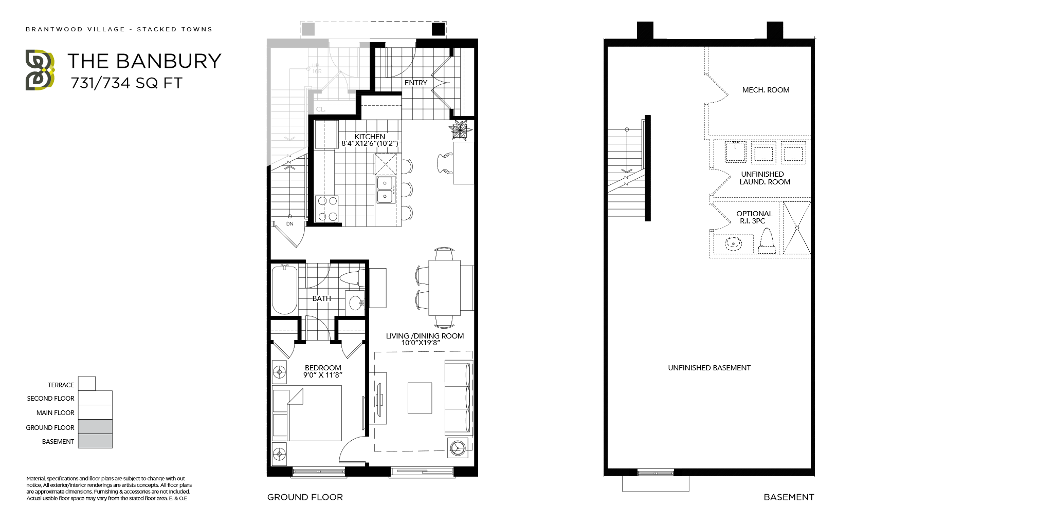 Banbury Floor Plan of Brantwood Village Towns with undefined beds