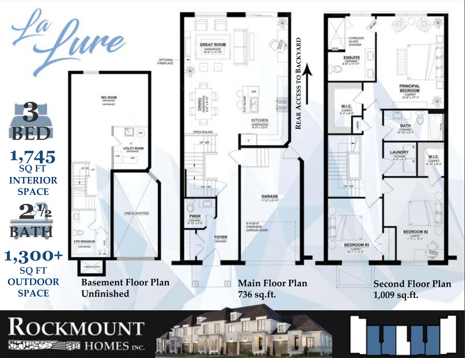  The Lure  Floor Plan of Heathwoods of Lambeth Towns with undefined beds