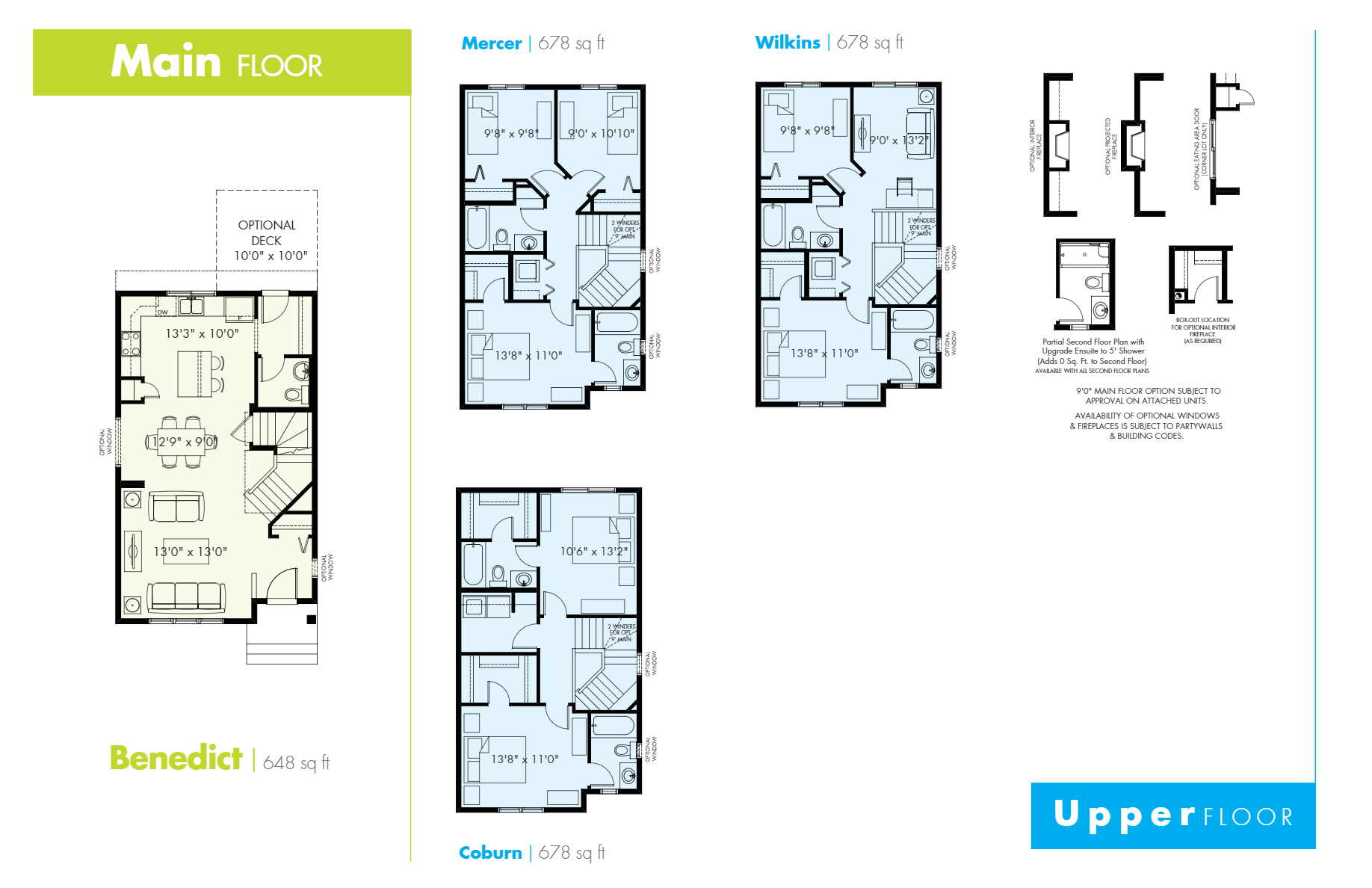  The Benedict  Floor Plan of Village at Griesbach with undefined beds
