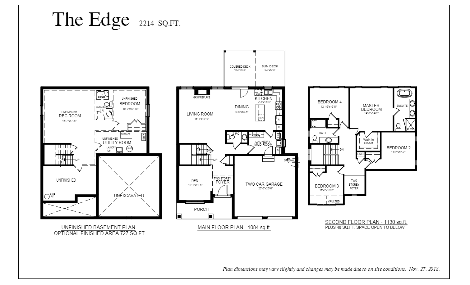  The Edge  Floor Plan of Meadowlily with undefined beds