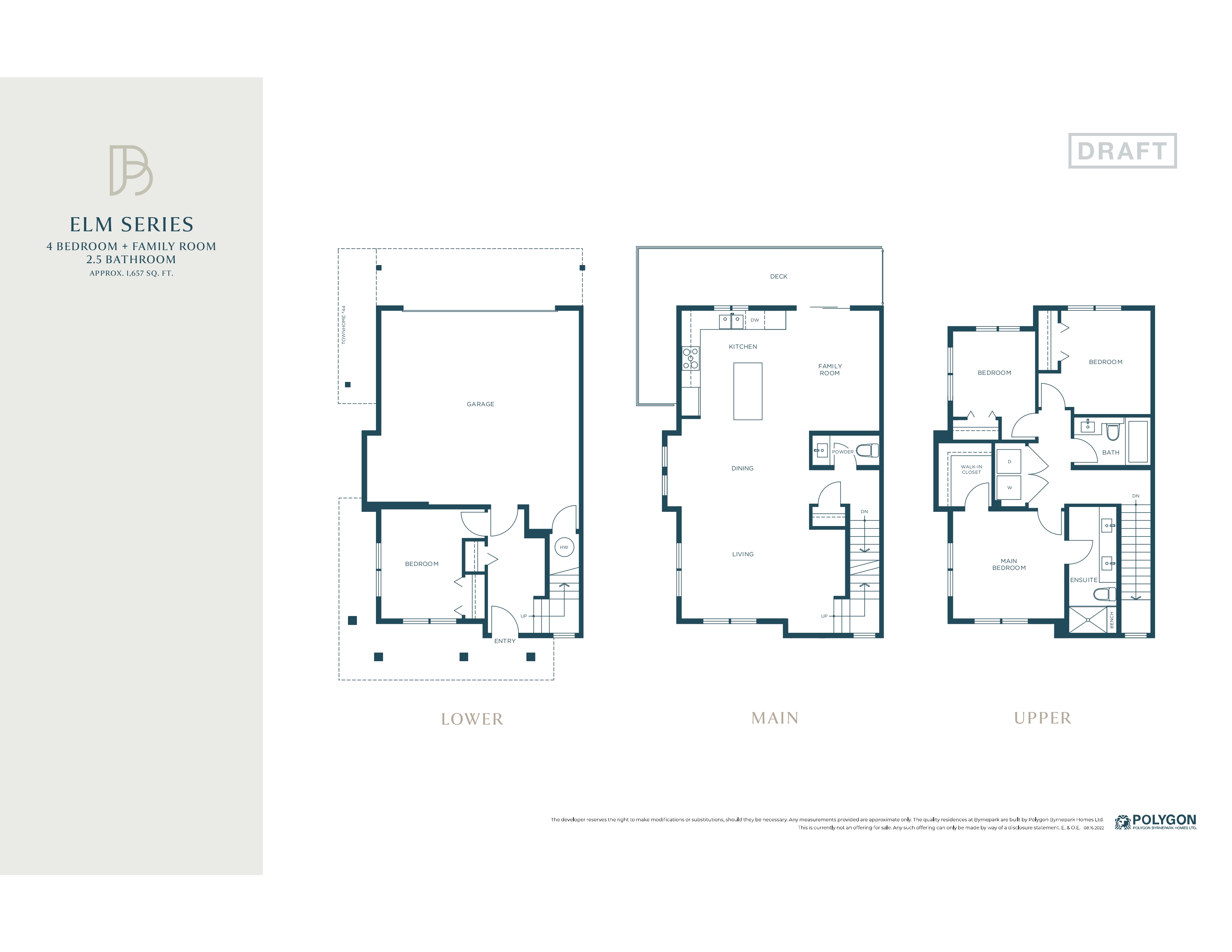  TH E  Floor Plan of Byrnepark Towns with undefined beds