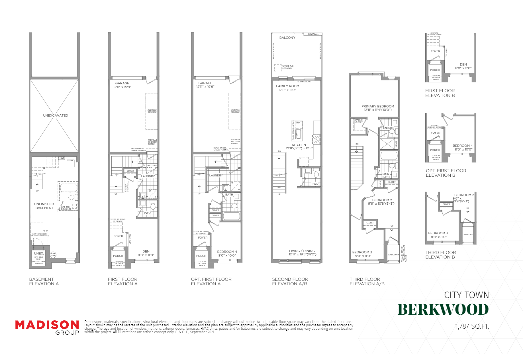 Berkwood Floor Plan of MILA  with undefined beds