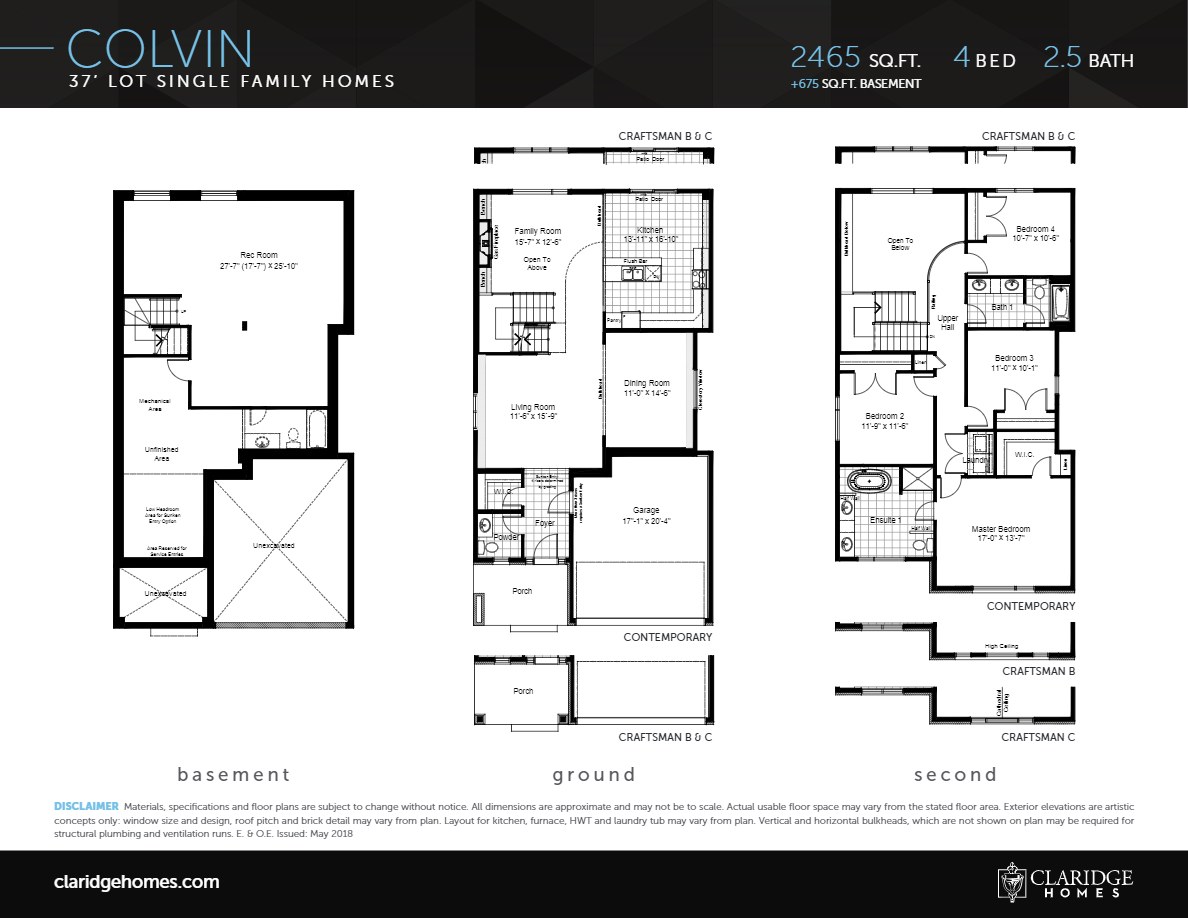 Westwood Claridge Homes - Kanata | Plans Price and Availability - Book Now