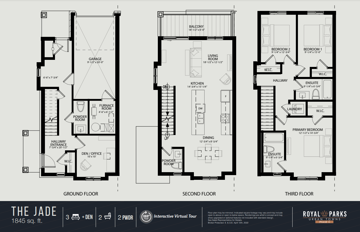  THE JADE – CORNER  Floor Plan of Royal Parks Urban Towns - Phase 2 with undefined beds