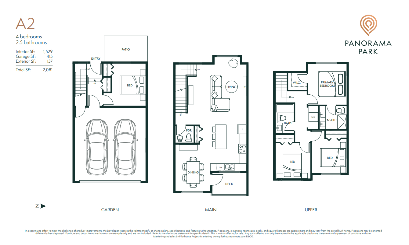  Unit 2  Floor Plan of Panorama Park Towns with undefined beds