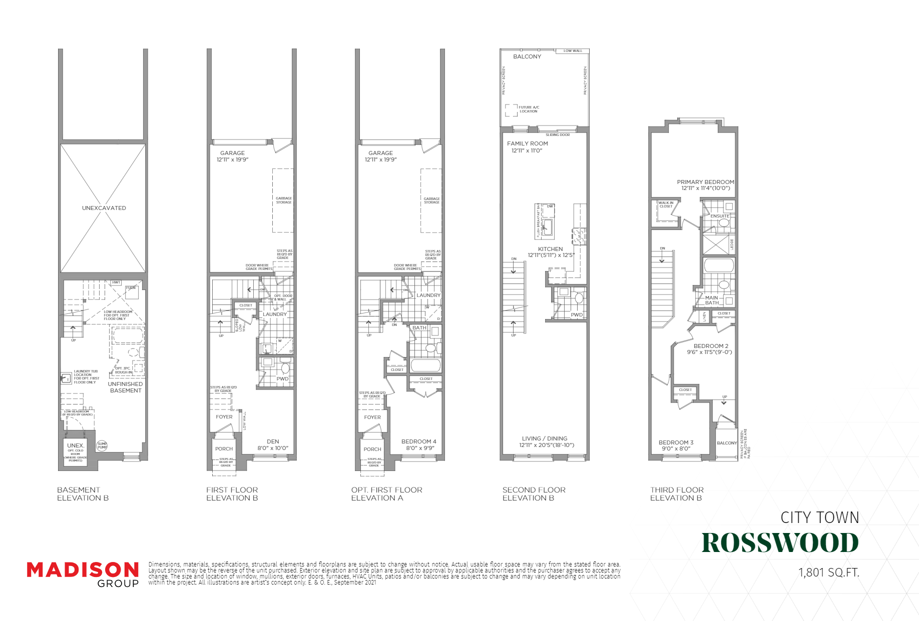 Rosswood Floor Plan of MILA  with undefined beds