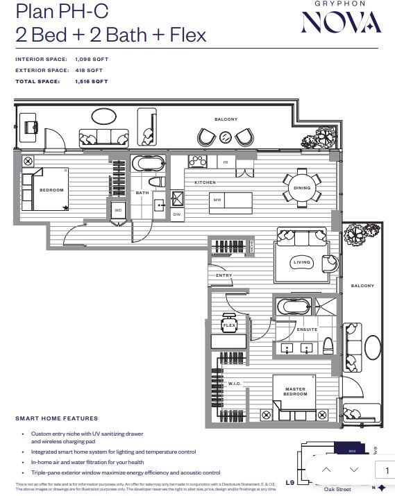 903 Floor Plan of Gryphon Nova Condos with undefined beds