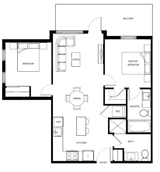 C6 Floor Plan of Park & Maven (Condos - Cardinal & Heron) with undefined beds