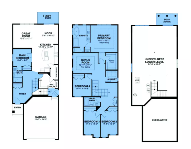  Thomas K4 – 9848  Floor Plan of Kinglet Towns with undefined beds