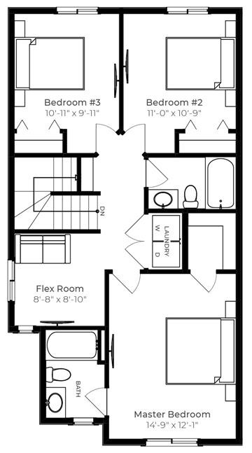  16716 30 Avenue SW  Floor Plan of Saxony Glen with undefined beds