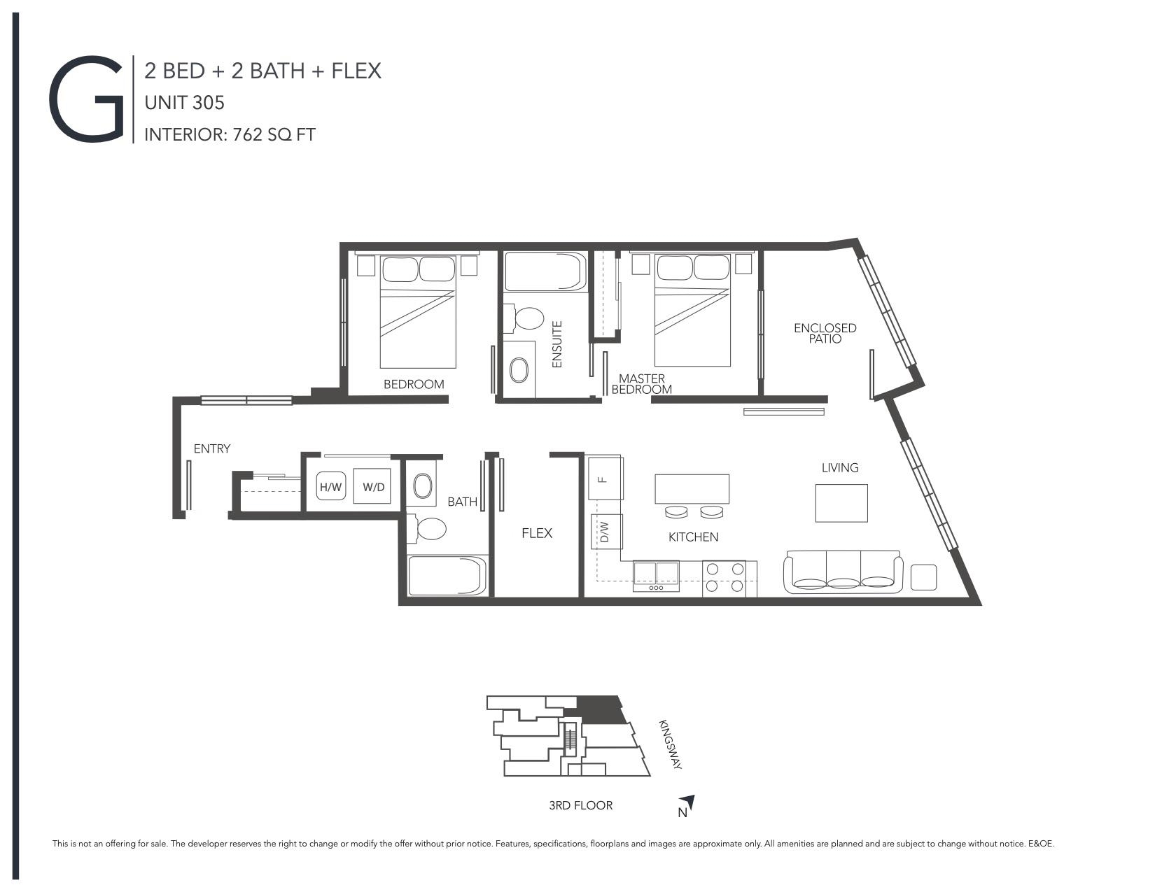 305 Floor Plan of RUPERT Condos with undefined beds
