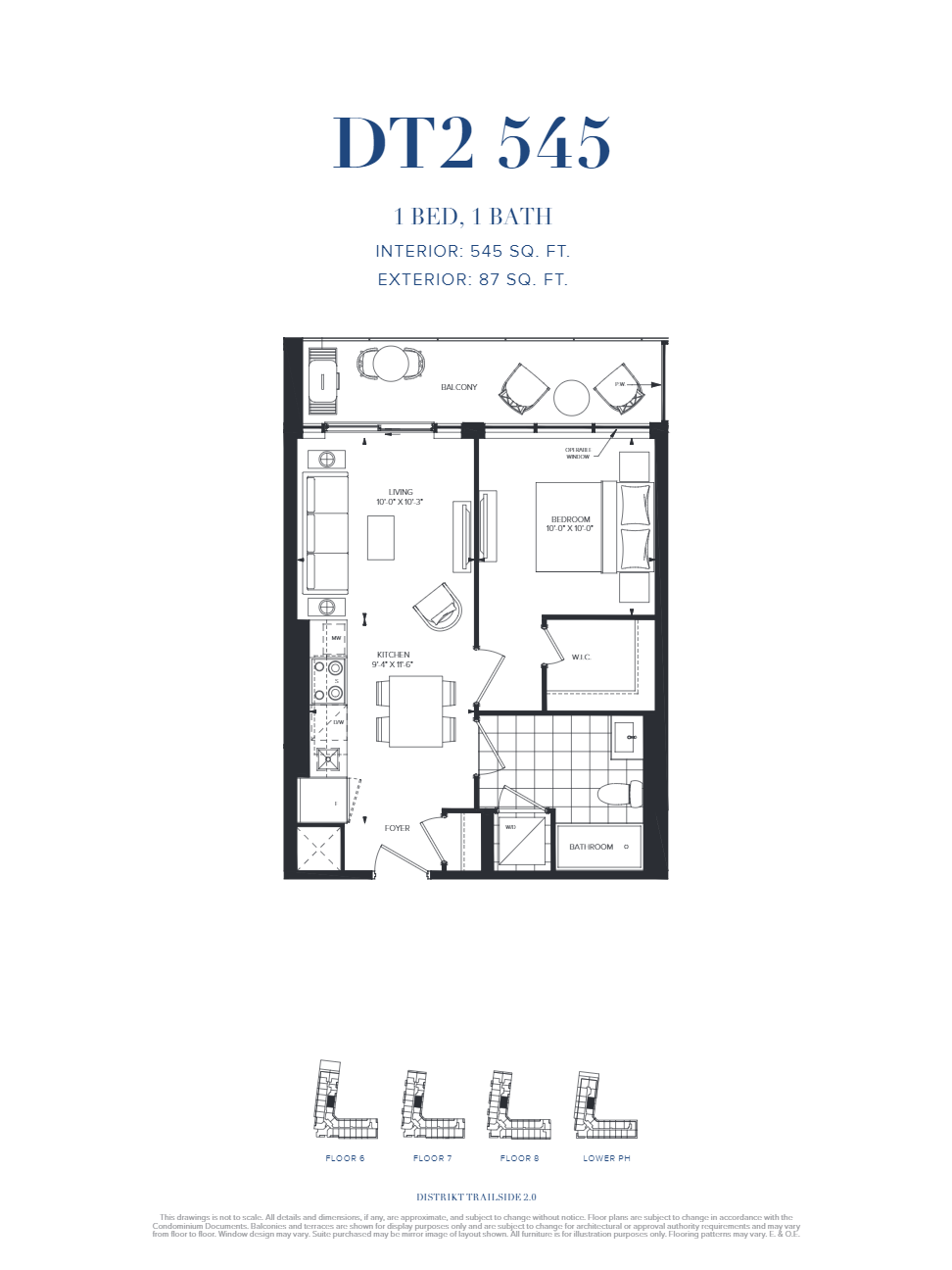  Floor Plan of Distrikt Trailside 2.0 Condos with undefined beds