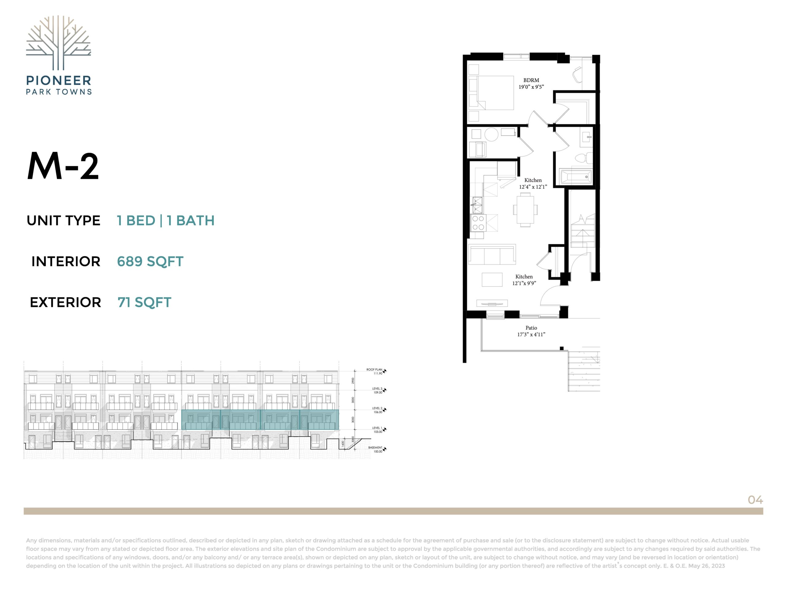  Floor Plan of Pioneer Park Towns with undefined beds