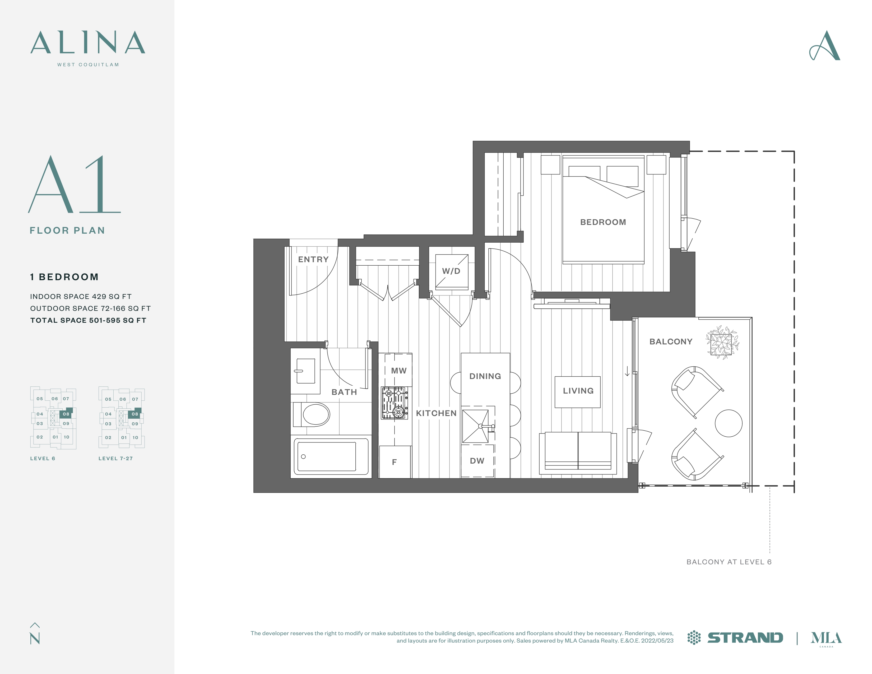  Floor Plan of Alina Condos with undefined beds