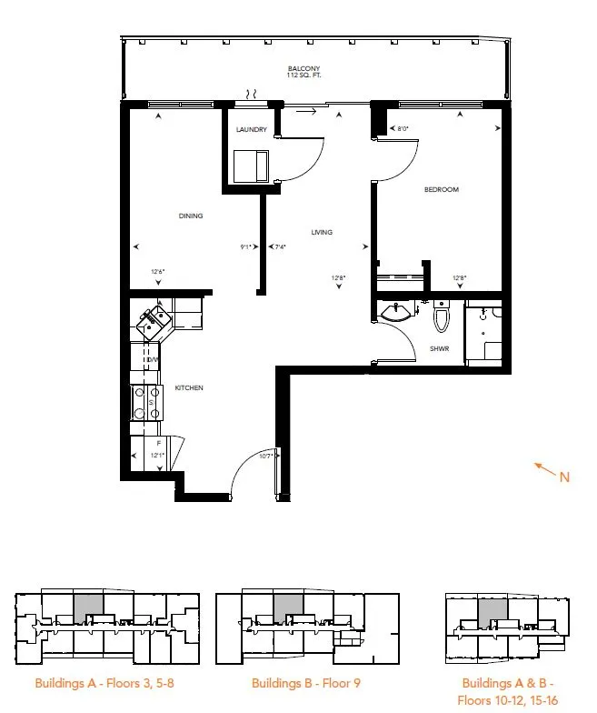  Floor Plan of Sunview Suites Condos with undefined beds