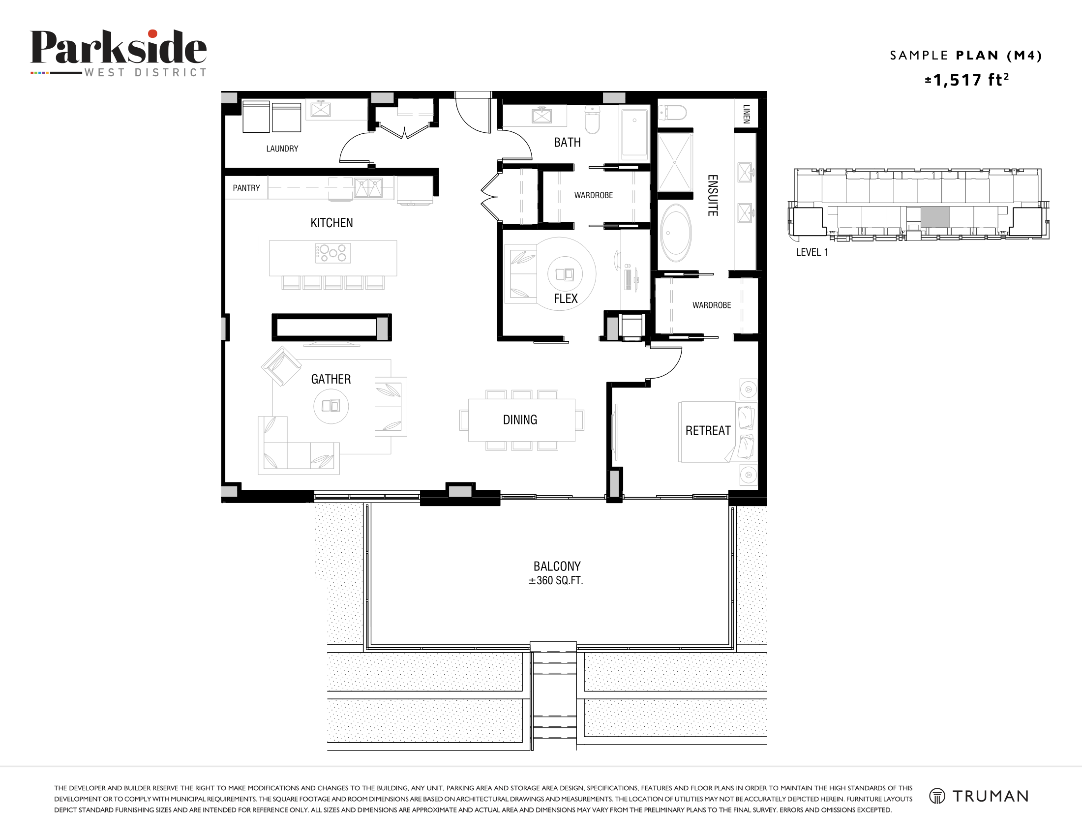  Floor Plan of Parkside Estates with undefined beds