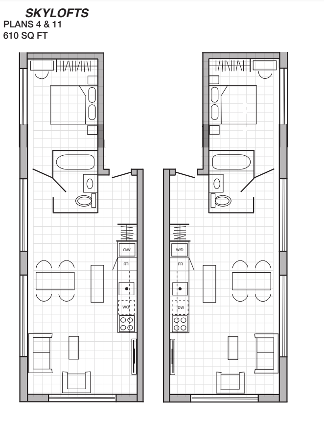  Floor Plan of Beasley Park Lofts  with undefined beds