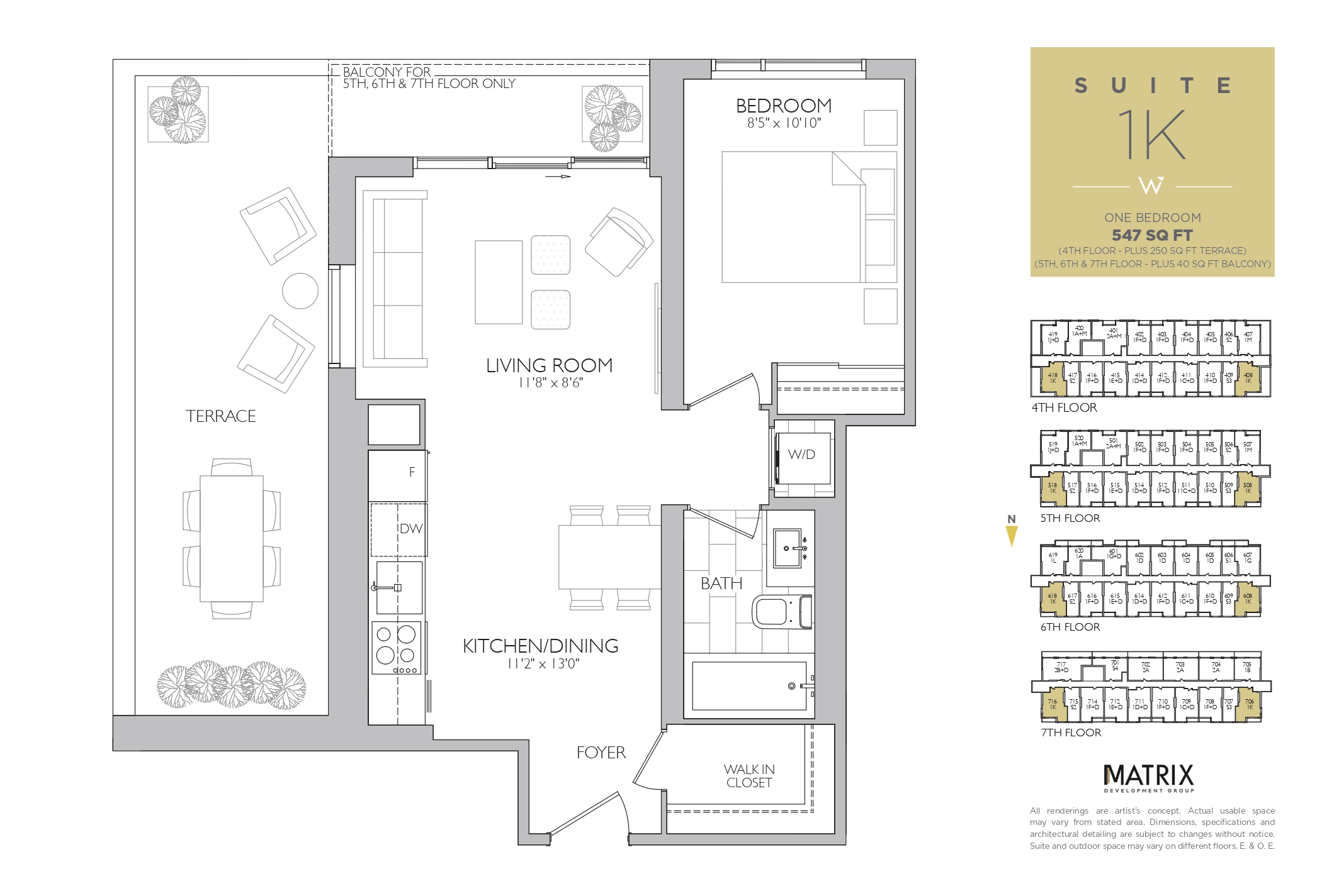  Floor Plan of Westgate on Main Condos with undefined beds