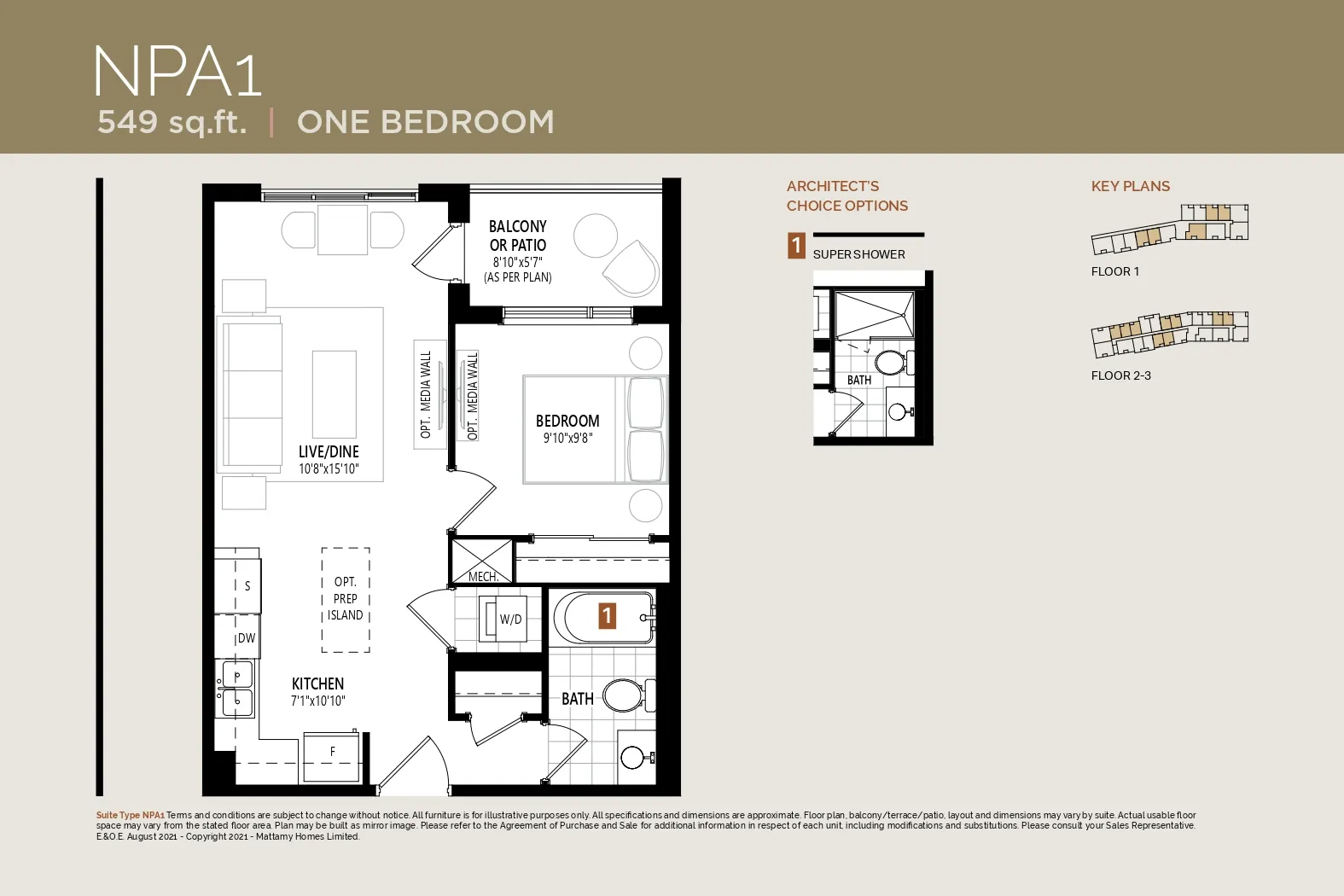 NPA1 Floor Plan of Views on the Preserve Condos with undefined beds