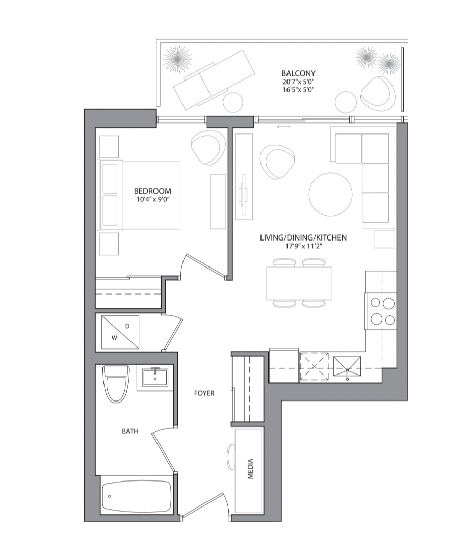  Floor Plan of Highlight of Mississauga with undefined beds