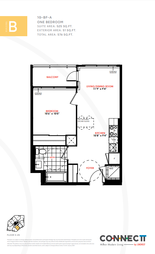  Floor Plan of Connectt Condos II with undefined beds