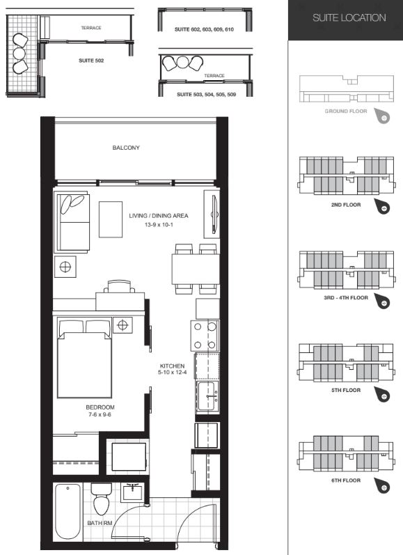  Floor Plan of Sage X Condos with undefined beds