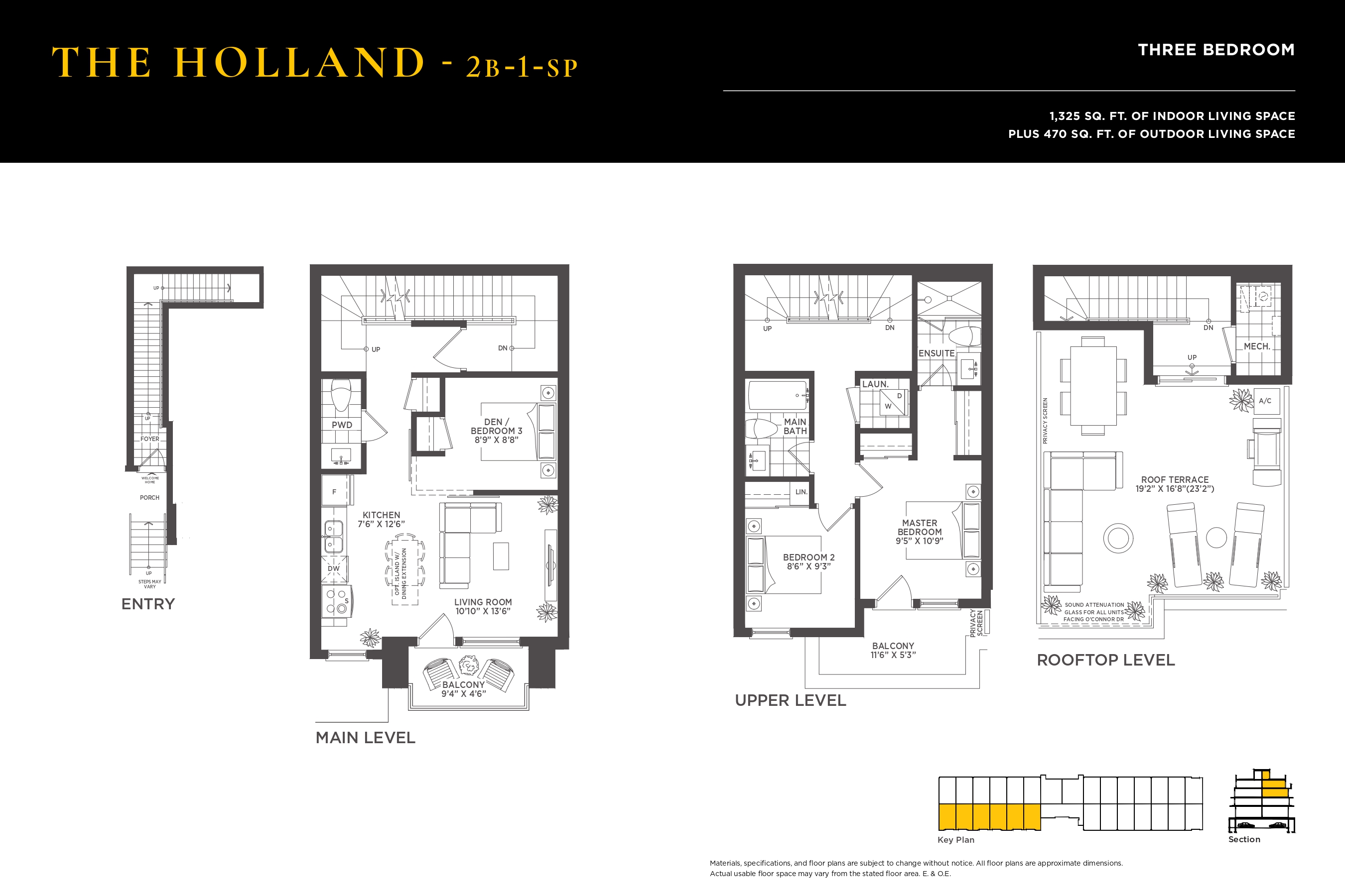 The Holland Floor Plan of Amsterdam Urban Towns with undefined beds