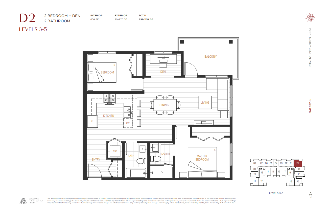423 Floor Plan of Pura (Phase 1) Condos with undefined beds