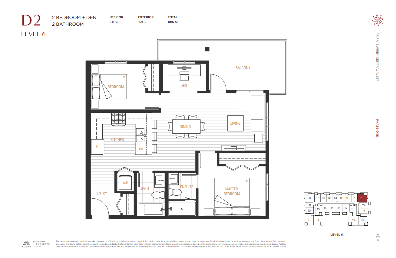 623 Floor Plan of Pura (Phase 1) Condos with undefined beds