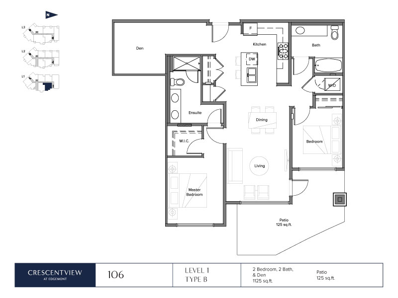  Floor Plan of Crescentview at Edgemont with undefined beds