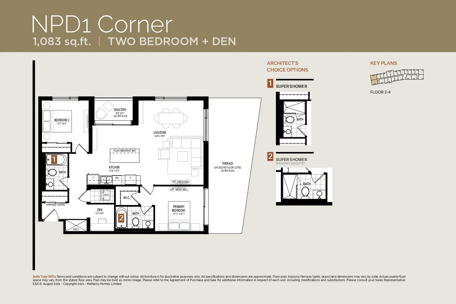 NPD1 Floor Plan of Views on the Preserve Condos with undefined beds
