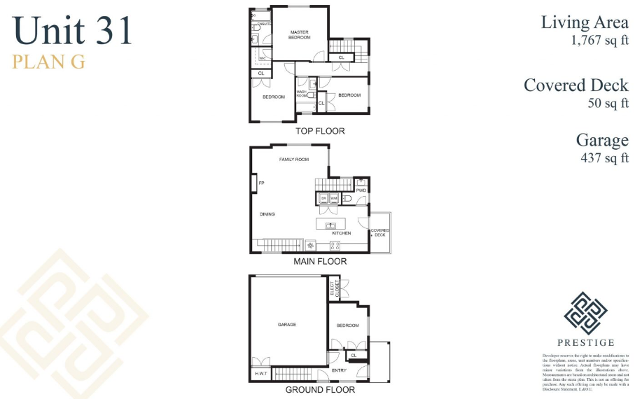 G Floor Plan of Prestige Towns with undefined beds