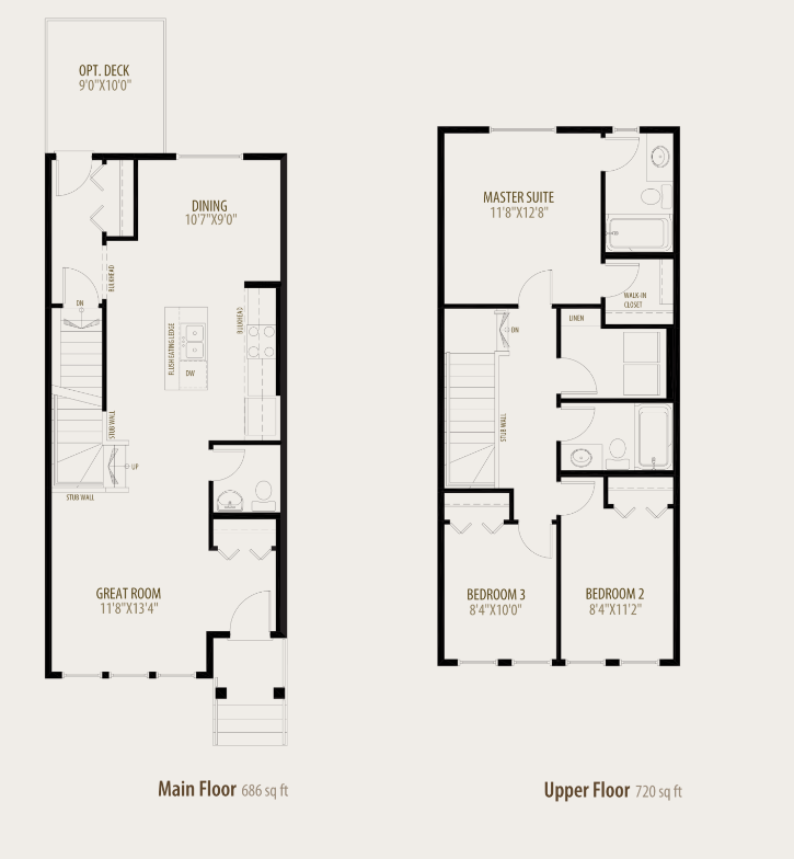 Sutton III Floor Plan of Walker Summit Morrison Homes with undefined beds