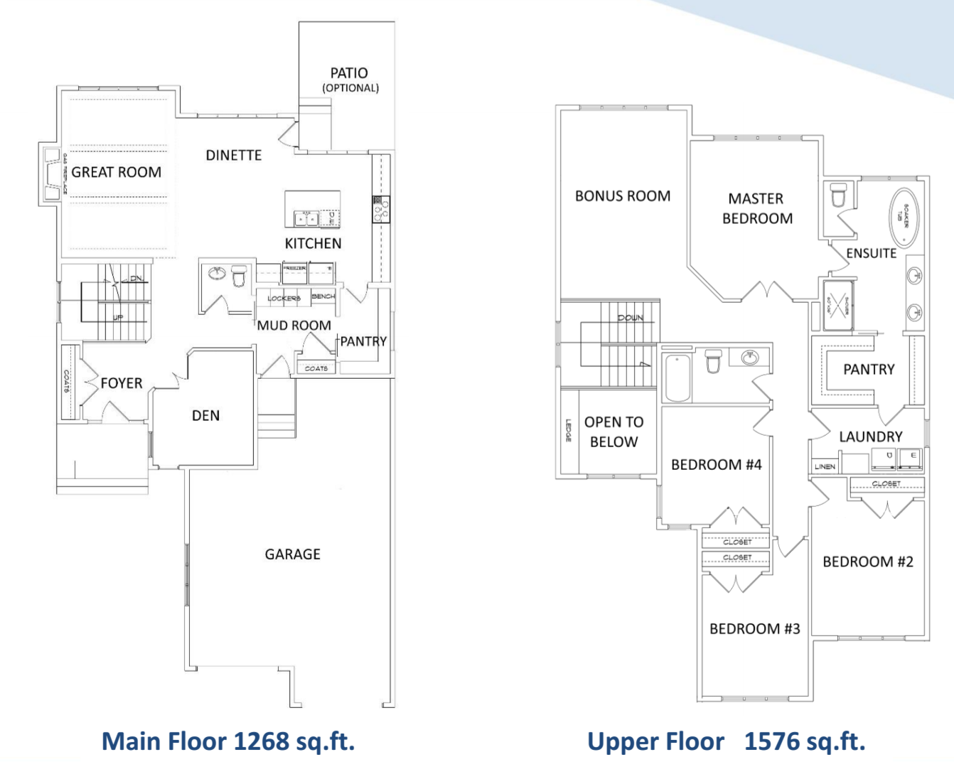 4106 Kennedy Green SW Floor Plan of Keswick on the River with undefined beds