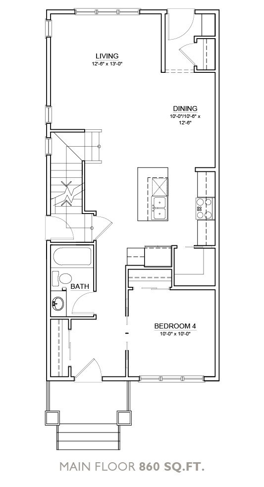 Floor Plan of Chelsea with undefined beds