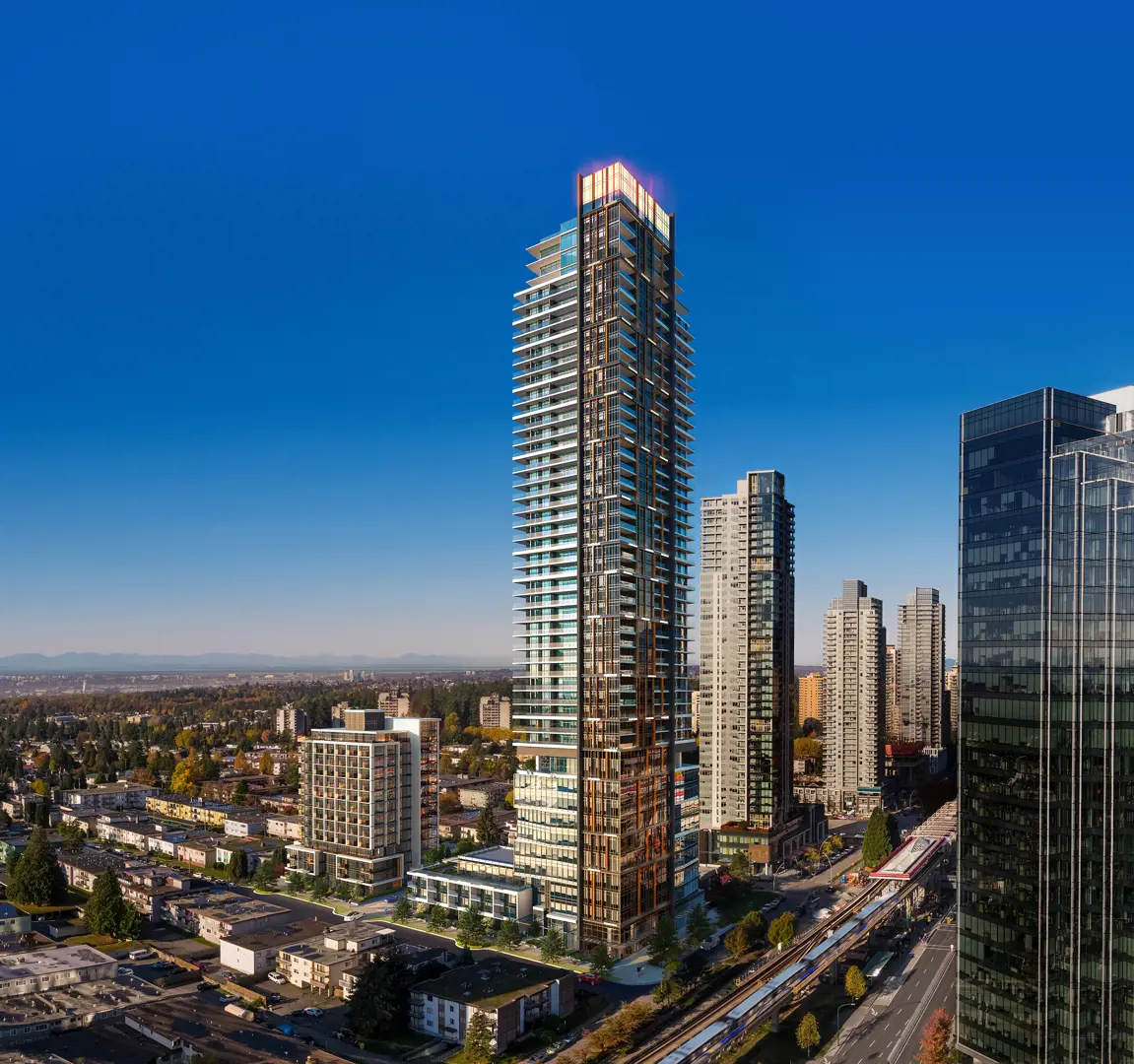 The Sky Estates of Highline Metrotown Condos located at 6511 Sussex Avenue, Burnaby, BC image