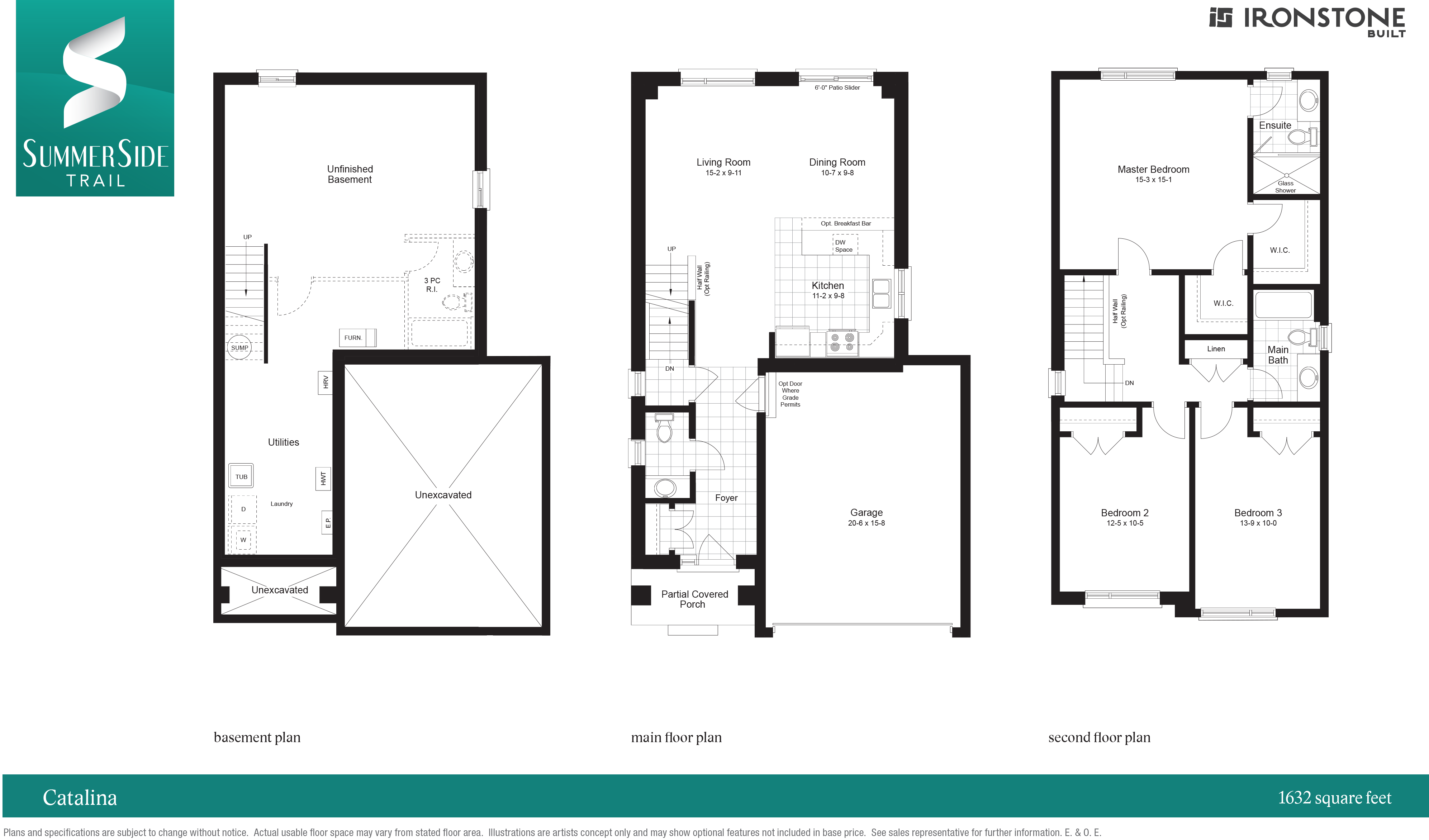 Catalina Floor Plan of Summerside Trail with undefined beds